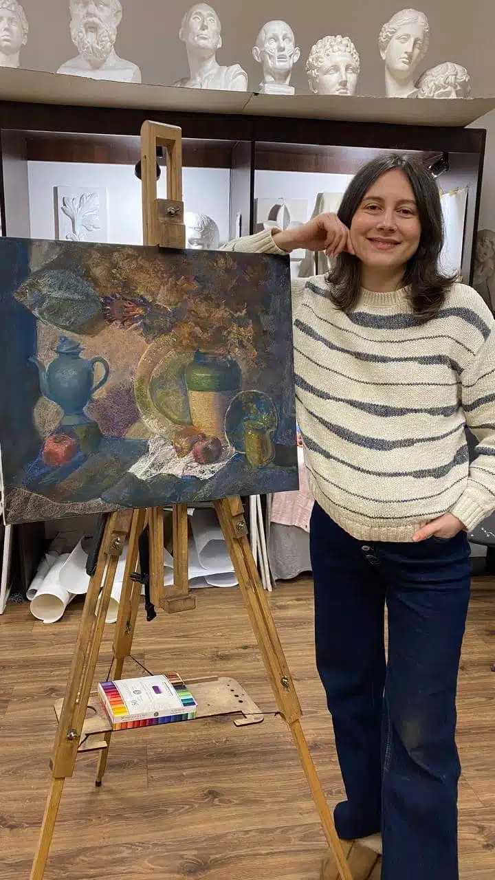 Курсы живописи в Киеве — натюрморт пастелью